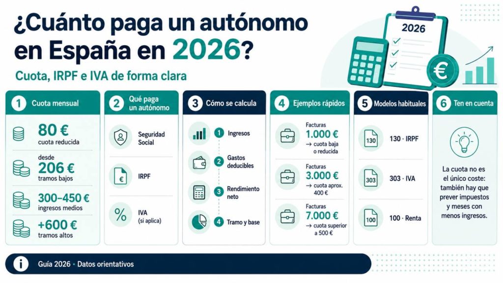 cuanto paga un autonomo en españa